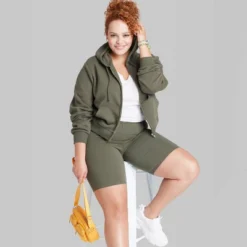 Women's Cropped Zip-Up Hoodie - Wild Fable™ -Wild Fable™ GUEST 7f009af7 5ff2 4eb5 ac50 6be216eeefbf