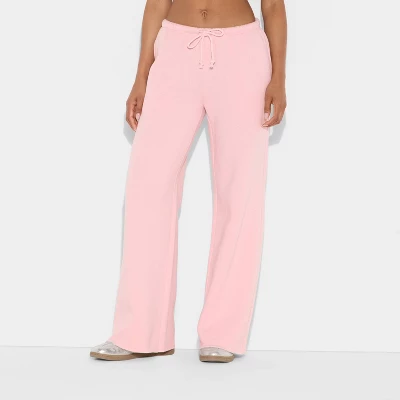 Women's Mid-Rise Wide Leg Sweatpants - Wild Fable™ 1 Women's Mid-Rise Wide Leg Sweatpants - Wild Fable™