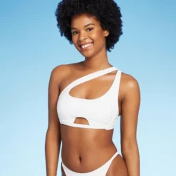 Women's Cut Out One Shoulder Bikini Top - Wild Fable™ -Wild Fable™ GUEST 800fd6c7 2a0c 47da a2ed 474773c8e3c9