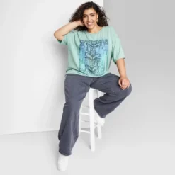 Women's Elbow Sleeve Oversized Graphic T-Shirt - Wild Fable™ -Wild Fable™ GUEST 8930bf19 4bbe 4570 b259 bf47f5fb288b