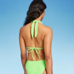 Women's Terry Textured U-Neck Multi-Way Bralette Bikini Top - Wild Fable™ Tropical Green -Wild Fable™ GUEST 8cbfcb81 49f3 4ecb 977d 63dc56ef2d3f