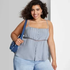 Women's Lace Trim Babydoll Cami - Wild Fable™ -Wild Fable™ GUEST 8cfa7058 5065 408c a88c bd2ba58f3a70