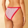 Women's Low-Rise High-Leg Cheeky Bikini Bottom - Wild Fable™ Red