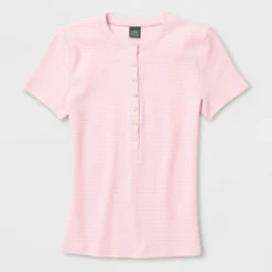 Women's Short Sleeve Henley T-Shirt - Wild Fable™ -Wild Fable™ GUEST 8fa292e6 bc74 42db bc90 8ae1e2574f9f