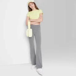 Women's High-Waisted Flare Leggings - Wild Fable™ Heather Gray -Wild Fable™ GUEST 90a4be30 da89 4939 a3a6 0aca3cbfb7c4