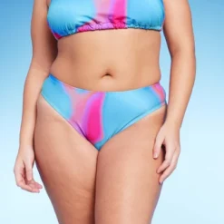 Women's High Leg Cheeky Bikini Bottom - Wild Fable™ Blue Marble Print 15 Women's High Leg Cheeky Bikini Bottom - Wild Fable™ Blue Marble Print -Wild Fable™ GUEST 94bfd734 9c12 4ec6 89cd 8c39fe054e98