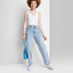 Women's High-Rise 90's Relaxed Slashed Straight Jeans - Wild Fable™ Light Wash 6 Women's High-Rise 90's Relaxed Slashed Straight Jeans - Wild Fable™ Light Wash -Wild Fable™ GUEST 98b5eb66 27b1 4604 a66d 1c3aac4ab20b