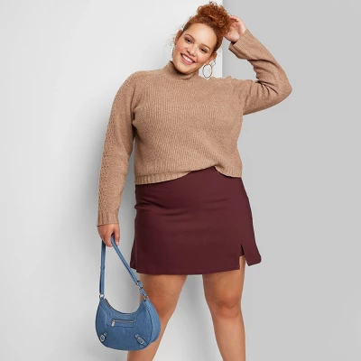 Women's High-Rise Bodycon Mini Skort - Wild Fable™ 3 Women's High-Rise Bodycon Mini Skort - Wild Fable™ - Image 3