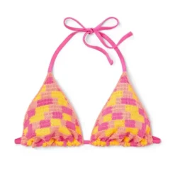Women's Space Dye Crochete Triangle Bikini Top - Wild Fable™ Orange/Magenta -Wild Fable™ GUEST a0864c83 847f 4f47 81de 8d2d87b0cb93