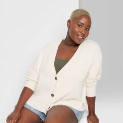 Women's Slouchy Button-Front Cardigan - Wild Fable™ -Wild Fable™ GUEST a0e692ee 0c57 4453 9798 3b28a1657162