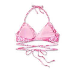 Women's Wrap Bralette Bikini Top - Wild Fable™ Pink Heart Print -Wild Fable™ GUEST a2c2e904 9866 4259 8013 f66a28f5d8de