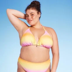 Women's Triangle Bikini Top With Shell Charm - Wild Fable™ 11 Women's Triangle Bikini Top With Shell Charm - Wild Fable™ -Wild Fable™ GUEST a2d169ca ee7e 4394 815d fa311c885912