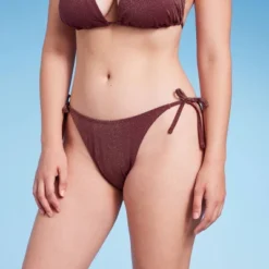 Women's Side-Tie High Leg Extra Cheeky Bikini Bottom - Wild Fable™ Brown 9 Women's Side-Tie High Leg Extra Cheeky Bikini Bottom - Wild Fable™ Brown -Wild Fable™ GUEST a338ecaf 94ed 450b 9e93 5e5fa445dafd