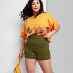 Women's High-Rise Seamless Bike Shorts - Wild Fable™ -Wild Fable™ GUEST a4d6f6fe a38a 4441 87fc 75c273fdf97c