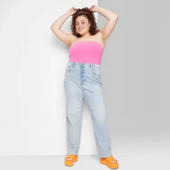 Women's Super-High Rise Distressed Straight Jeans - Wild Fable™ Light Wash 7 Women's Super-High Rise Distressed Straight Jeans - Wild Fable™ Light Wash -Wild Fable™ GUEST a54007a5 e913 496f 9b1f d4ca567c83b3