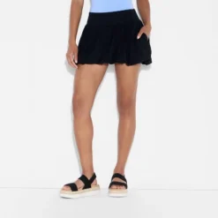 Women's Knit Mini Bubble A-Line Skort - Wild Fable™
