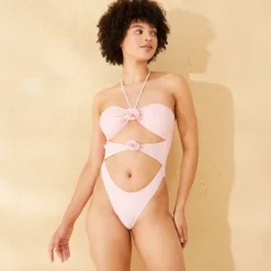 Women's Removable Rosette Extra High Leg Extra Cheeky One Piece Swimsuit - Wild Fable™ -Wild Fable™ GUEST a5ffb033 e415 4c74 8032 4a9137d21ed0