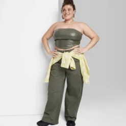 Women's Faux Leather Tube Top - Wild Fable™ -Wild Fable™ GUEST a672dcfe 1a9d 45d8 82ed 2f69700728a7