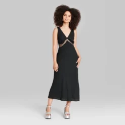 Women's Lace Detail Slip Midi Dress - Wild Fable™ -Wild Fable™ GUEST a9681466 2168 4a1c bd4f 69aca66b3b70