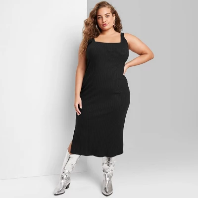 Women's Knit Midi Bodycon Dress - Wild Fable™ 4 Women's Knit Midi Bodycon Dress - Wild Fable™ - Image 4