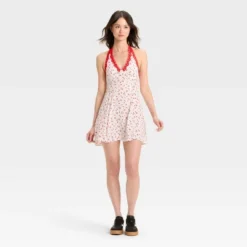 Women's Lace Trim Mini A-Line Dress - Wild Fable™ -Wild Fable™ GUEST ae745bc1 2240 49a8 8914 f009d9f86cfd