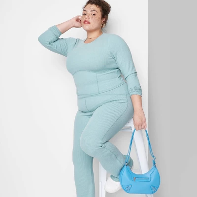 Women's Long Sleeve Corset Seam T-Shirt - Wild Fable™ 5 Women's Long Sleeve Corset Seam T-Shirt - Wild Fable™ - Image 5