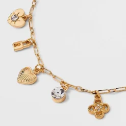 Mixed Charm Necklace - Wild Fable™ Gold -Wild Fable™ GUEST bcb9878e 4c52 486d 944a 69252463a5f1