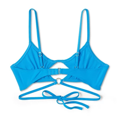 Women's Star Cup Strappy Bikini Top - Wild Fable™ Blue 6 Women's Star Cup Strappy Bikini Top - Wild Fable™ Blue - Image 6