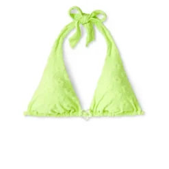 Women's Daisy Textured Ring Front Triangle Bikini Top - Wild Fable™ Green -Wild Fable™ GUEST bf9b7100 147f 4607 a338 f45315534a52
