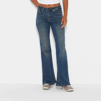 Women's Mid-Rise Flare Jeans - Wild Fable™ 1 Women's Mid-Rise Flare Jeans - Wild Fable™