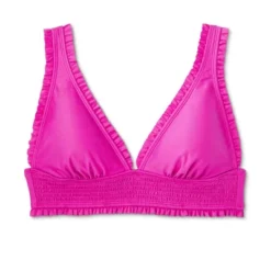 Women's Smocked Detail Longline Bikini Top - Wild Fable™ Purple -Wild Fable™ GUEST c419b826 f91b 4384 ae1b 1244ec614f5f