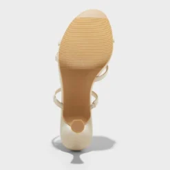 Women's Brodie Charm Strappy Heels With Memory Foam Insole - Wild Fable™ Ivory -Wild Fable™ GUEST c5e23be0 3b8f 4593 80c8 88f52ad51e66