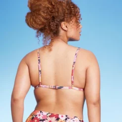 Women's Ribbed Fixed Triangle Bikini Top - Wild Fable™ -Wild Fable™ GUEST c67dcf75 0b5a 4249 af1f b0764896770a