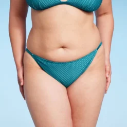 Women's Crochet Overlay Extra Cheeky Bikini Bottom - Wild Fable™ Green -Wild Fable™ GUEST caf16eaa 990d 4e95 aee9 e546a644abbc