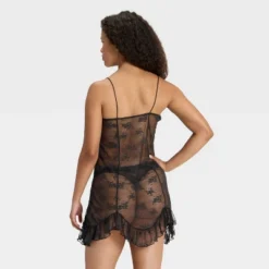 Women's Ruffle Lace Slip Dress - Wild Fable™