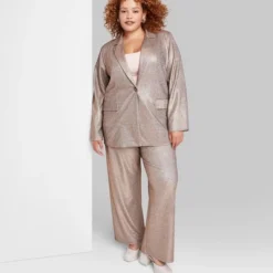 Women's Oversized Glitter Blazer - Wild Fable™ Copper -Wild Fable™ GUEST ced1d5ed 0950 4248 a82b 9346dc490a1c