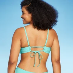 Women's Ruched Drawstring Front Bralette Bikini Top - Wild Fable™ -Wild Fable™ GUEST d0b657f5 abd0 4908 b197 561c729c54cd