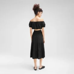 Women's Off-Shoulder Crop Blouse - Wild Fable™ -Wild Fable™ GUEST d10e3c71 e61d 4451 83fe c52ac66c6798