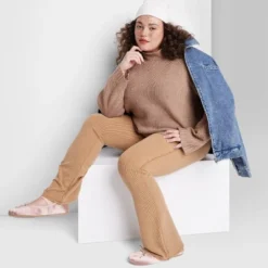 Women's Mock Turtleneck Boxy Pullover Sweater - Wild Fable™ -Wild Fable™ GUEST d3df27a1 75d9 4fb6 9319 047d110ae663