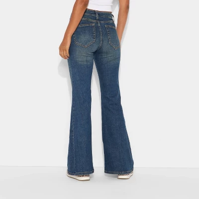 Women's Mid-Rise Flare Jeans - Wild Fable™ 2 Women's Mid-Rise Flare Jeans - Wild Fable™ - Image 2