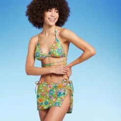Women's Triangle Wrap Bikini Top - Wild Fable™ Multi Floral Print -Wild Fable™ GUEST d6ae3803 183c 4569 ac02 90f834b497c9