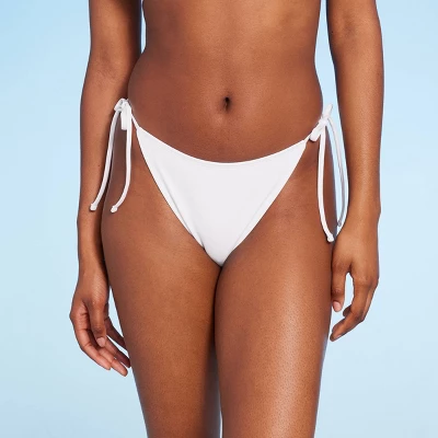 Women's Side-Tie Cheeky High Leg Bikini Bottom - Wild Fable™ 9 Women's Side-Tie Cheeky High Leg Bikini Bottom - Wild Fable™ - Image 9