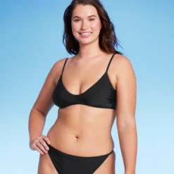 Women's Low Coverage Mini Bralette Bikini Top - Wild Fable™ Black -Wild Fable™ GUEST da1d5223 6c65 44a1 90b4 01881badb03d