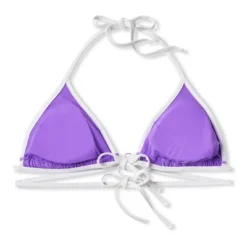 Women's Strappy Ring Front Triangle Bikini Top - Wild Fable™ Purple -Wild Fable™ GUEST db3fecda ec34 41d1 88a1 11b9e05662e6