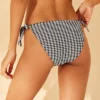 Women's Sparkle Gingham Texture Low-Rise Cheeky Side-Tie Bikini Bottom - Wild Fable™
