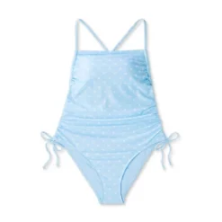 Women's Side-Cinch Detail Extra High Leg Cheeky One Piece Swimsuit - Wild Fable™ Blue 9 Women's Side-Cinch Detail Extra High Leg Cheeky One Piece Swimsuit - Wild Fable™ Blue -Wild Fable™ GUEST ed5d4479 156e 468c 80ac 9bd3a736670e