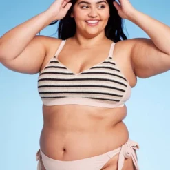 Women's Striped Crochet Bralette Bikini Top - Wild Fable™ -Wild Fable™ GUEST ee64a778 16fa 4d5a 8583 d1636711a423