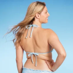 Women's Lace Detail Triangle Bikini Top - Wild Fable™ Blue 10 Women's Lace Detail Triangle Bikini Top - Wild Fable™ Blue -Wild Fable™ GUEST ef5378b5 46a3 4daa a29b 5f09ec9fb198