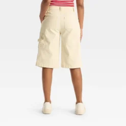 Women's Mid-Rise Oversized Chino Jorts - Wild Fable™