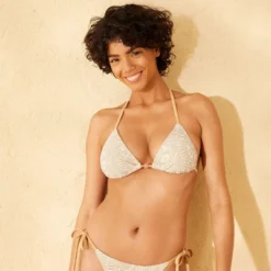 Women' Lace Medium Coverage Triangle Bikini Top - Wild Fable™ Cream -Wild Fable™ GUEST f25bddb0 d3b9 4aff 824d b2fbaee3a3ed